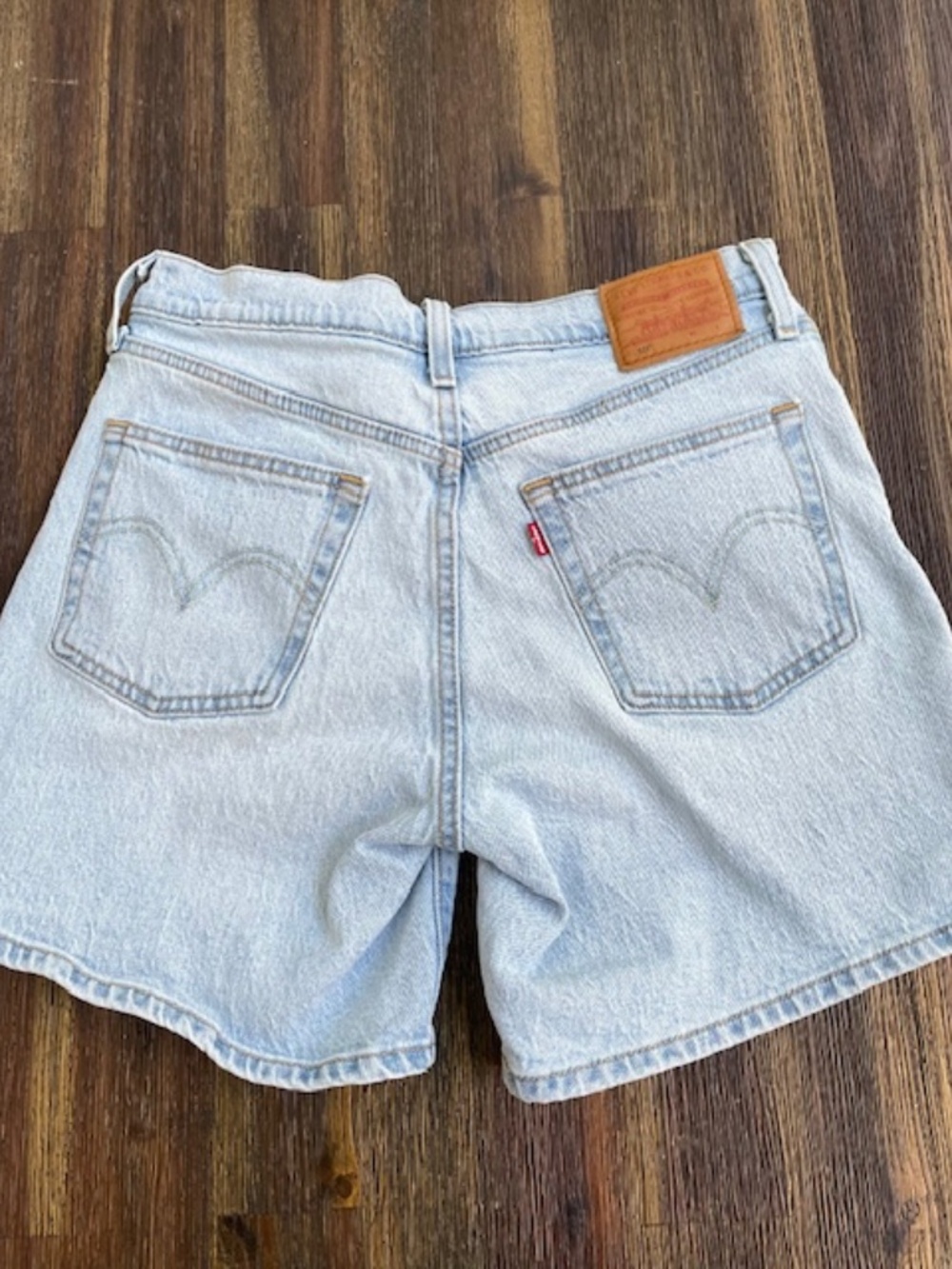 Free People Levi's 501 High Rise Denim Shorts Sz 28